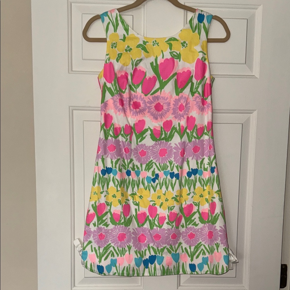 Lilly Pulitzer Kids Floral Dress - Pink, Yellow, Green